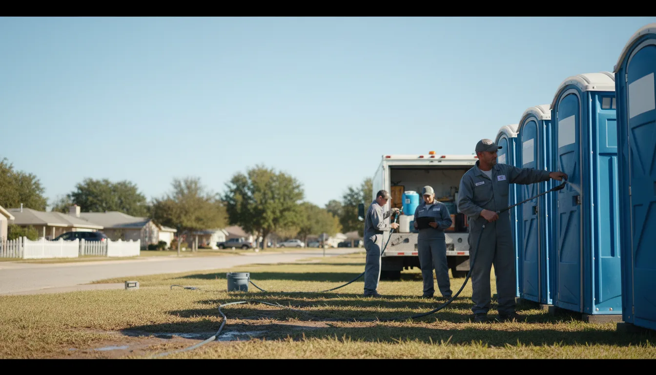 Long-Term Portable Toilet Rental in Runnells, IA near me